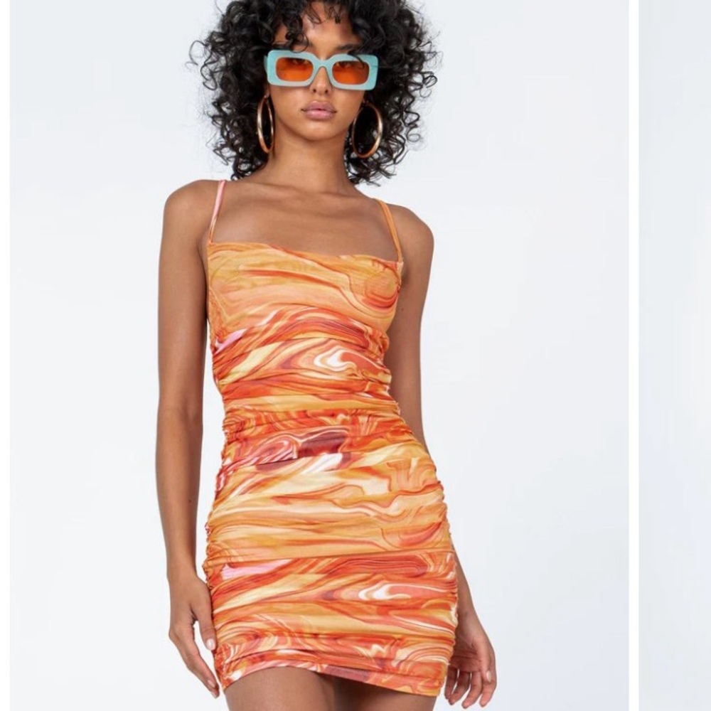 Princess Polly - Harlan Mini Dress - Orange